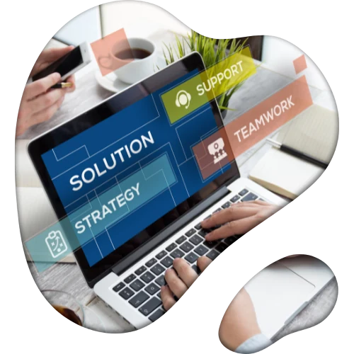 Visuel du site SysCamp sur l’accompagnement, le support et le travail en équipe